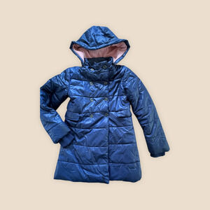 Nautica Front button coat‎ Blue Navy girls size 12
